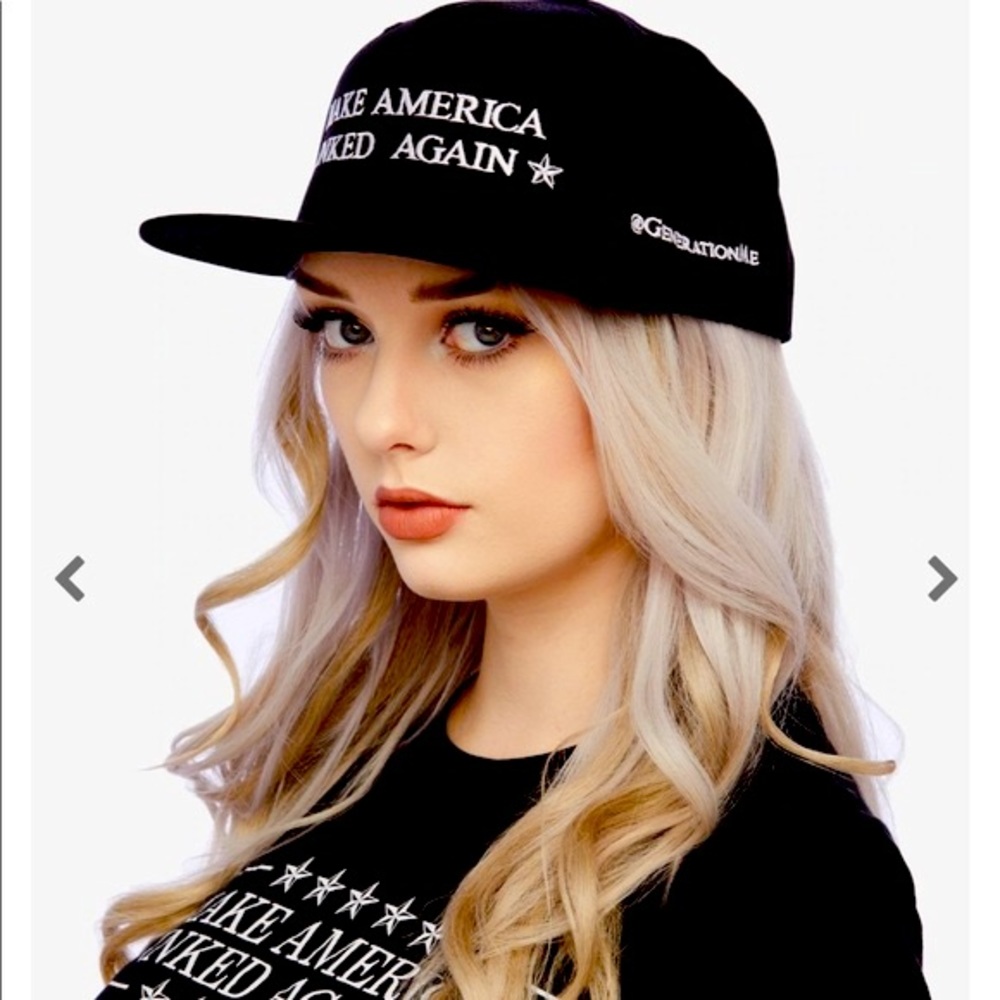 NWT Make America Inked Again Shirt Tattoo Friendly Gift Hat for Women